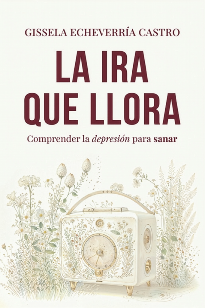 Portada del libro La ira que llora, de Gissela Echeverría Castro